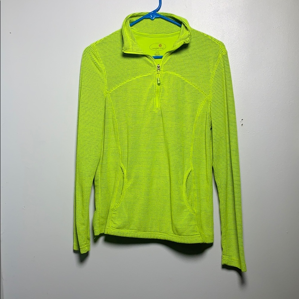 Women’s Lime Pullover Activewear Tangerine Size M